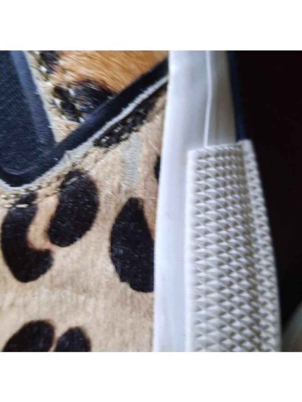 Kenneth Cole Reaction Womens Leopard Print Salt & Pep Slip On Loafers Size 9.5 - Picture 6 of 9